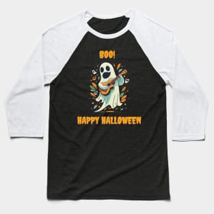 Boo with Guitar Baseball T-Shirt